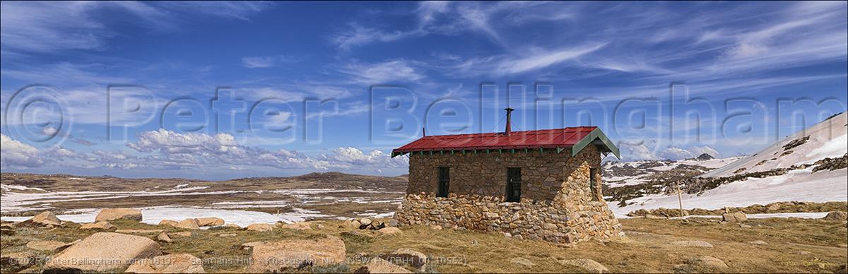 Peter Bellingham Photography Seamans Hut - Kosciuszko NP - NSW H (PBH4 00 10553)